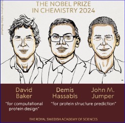 2024 Nobel Prize in chemistry: Three scientists win for groundbreaking work in proteins