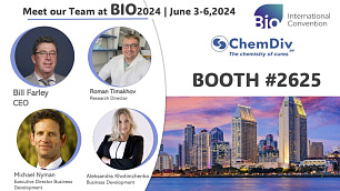 ChemDiv, Inc. is coming to #BIO2024! 